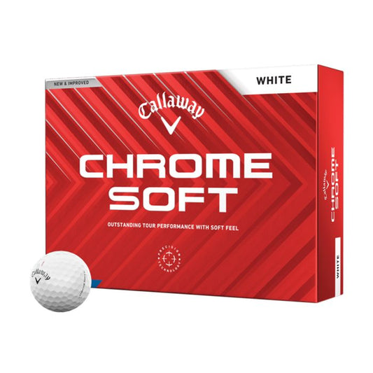Callaway Chrome Soft Golf Balls - White