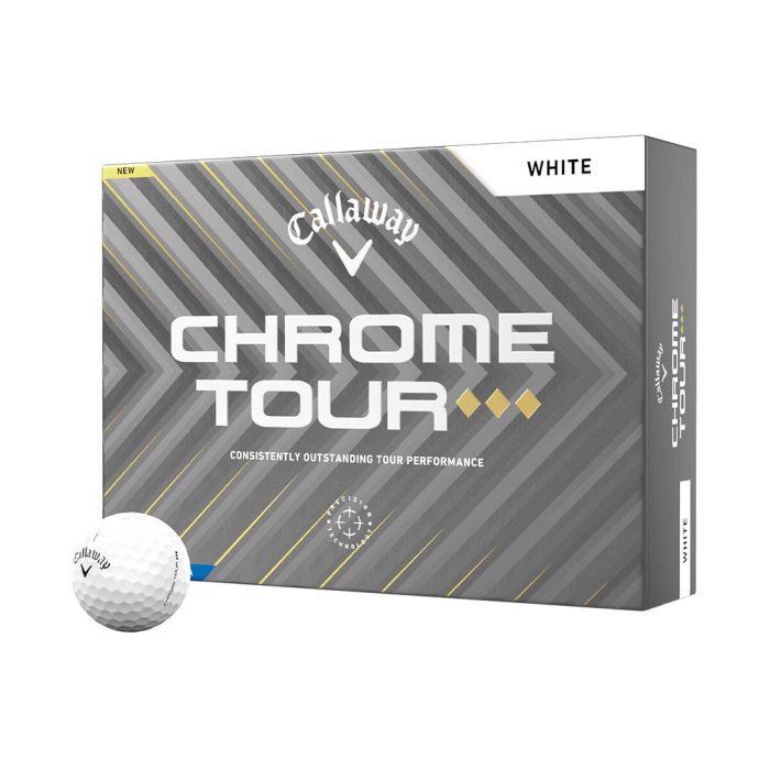 Callaway Chrome Tour Triple Diamond Golf Balls - White