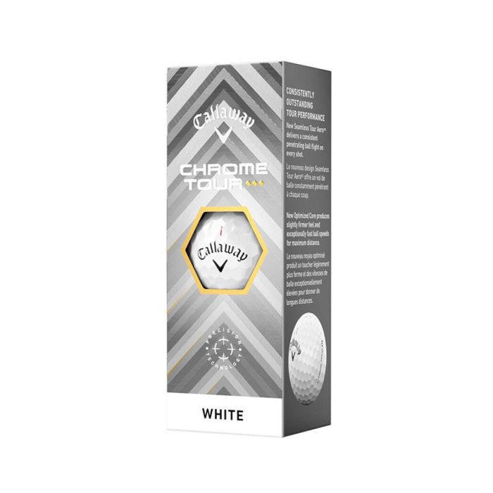 Callaway Chrome Tour Triple Diamond Golf Balls - White