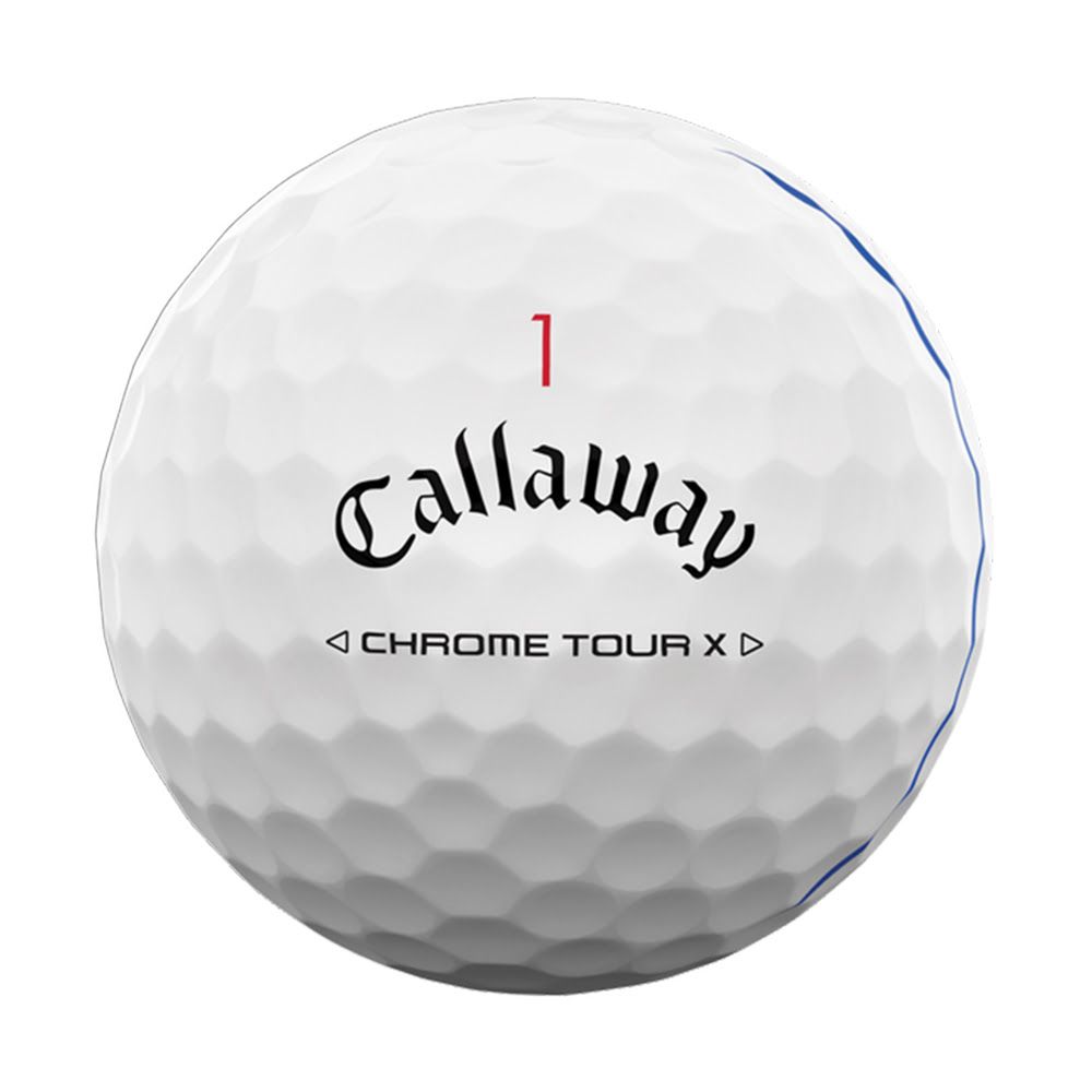 Callaway Chrome Tour X Triple Track Golf Balls - White