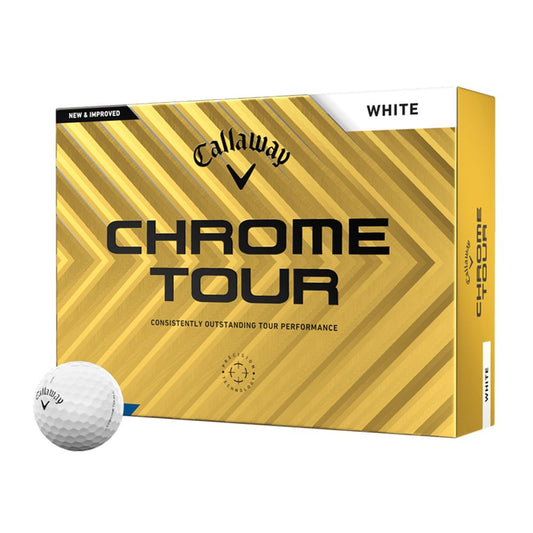 Callaway Chrome Tour Golf Balls - White