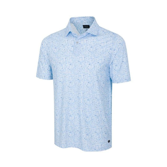 GREG NORMAN Men's Shark Tail Ultra-Stretch Polo - Cloud