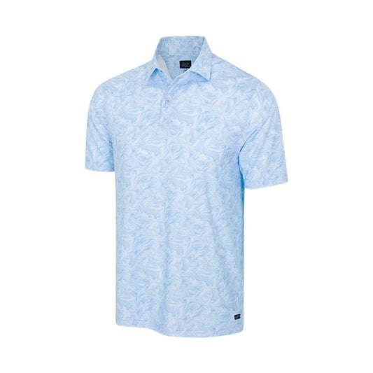 GREG NORMAN Men's Deep Dive Ultra-Stretch Polo - Cloud