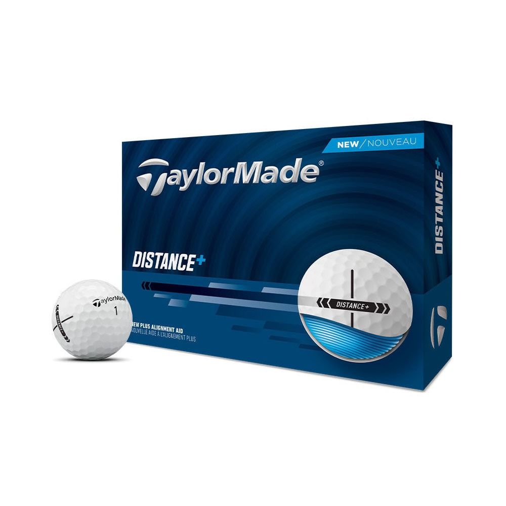 Taylormade Distance+ Golf Balls - White