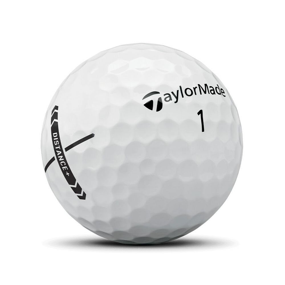 Taylormade Distance+ Golf Balls - White