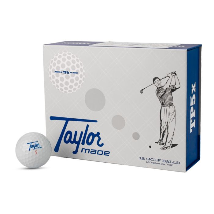 Taylormade TP5x Heritage Golf Balls - White