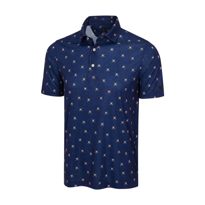 GREG NORMAN Men's ML75 Championship Golf Polo T-Shirt - Medallion Blue