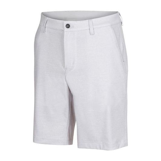 Greg Norman Men's Bay Knit 9.5" Stretch Shorts - Shark Grey Heather