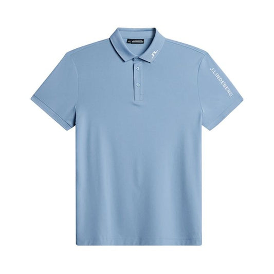 J Lindeberg Men’s Tour Tec Golf Polo - Rain Washed