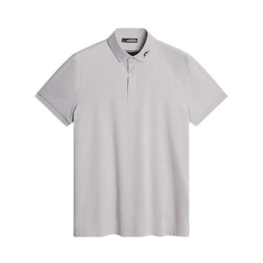 J Lindeberg Men’s KV Golf Polo - Light Grey Melange