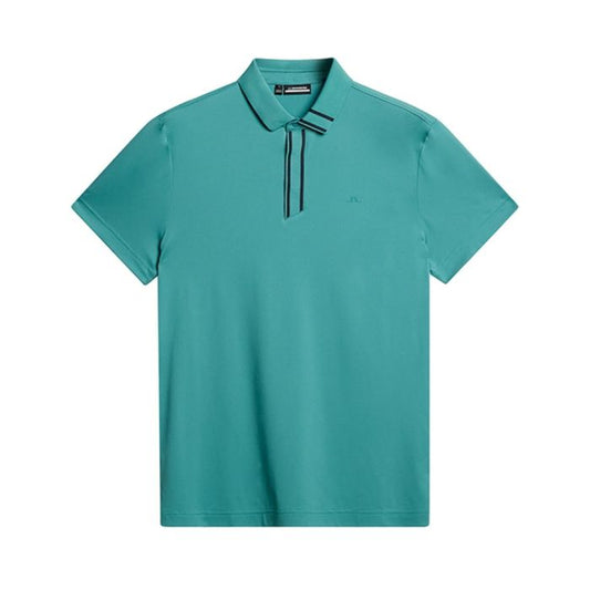 J Lindeberg Men's JL X Glenmuir Viktor Golf Polo T-shirt - Teal (Us Sizes)