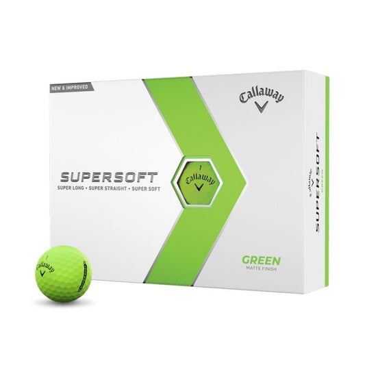 Callaway Supersoft Golf Balls - Green