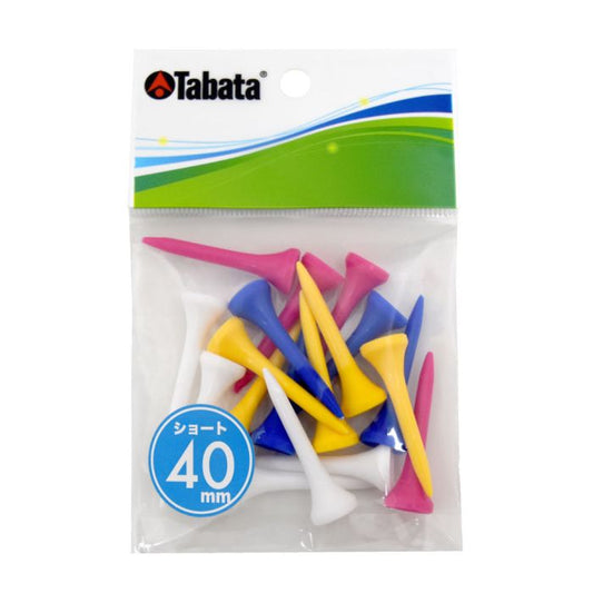 Tabata Slim Short Tees 40mm - (18 Count)