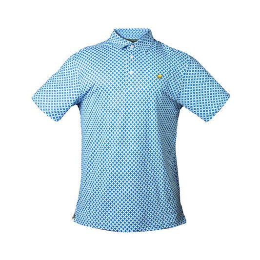 Jack Nicklaus Men's Dotted Golf Polo - Lovely Blue