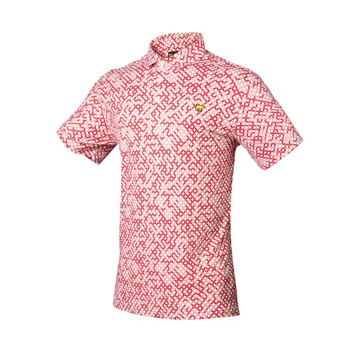 Jack Nicklaus Men's Mesh Golf Polo - Red