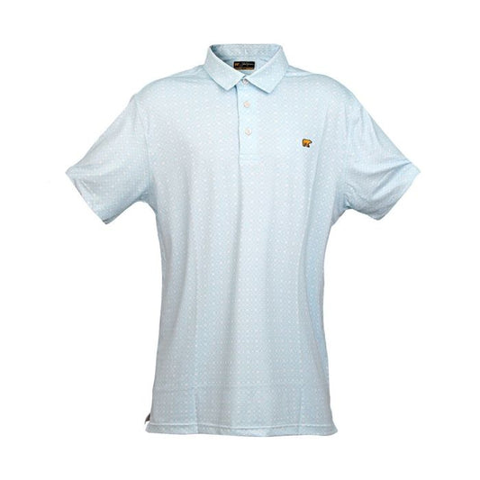 Jack Nicklaus Men's Printed Golf Polo - Sky Blue