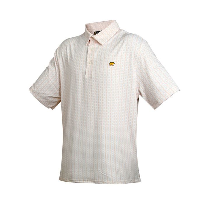 Jack Nicklaus Men's Printed Golf Polo - Marvellous Pink