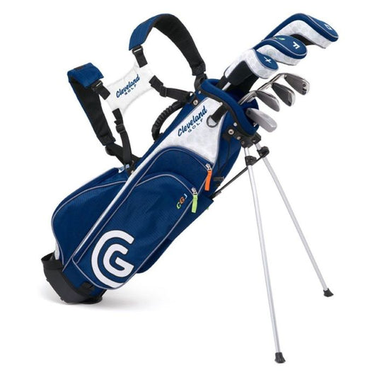 Cleveland Junior Golf Set RH - 6 Clubs + Bag - Medium Size (Height: 44" - 53") - Age 7-9 Year