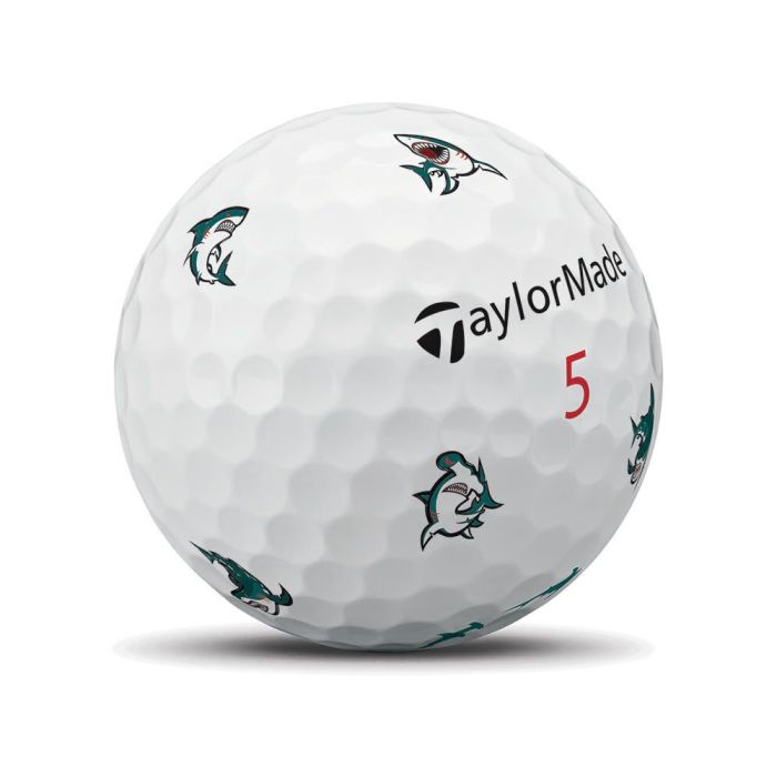Taylormade TP5x Pix Sharks Golf Balls - White