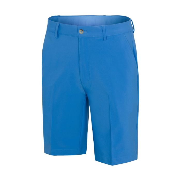 Greg Norman Men's Tech 9.5" Stretch Golf Shorts - Light Cobalt