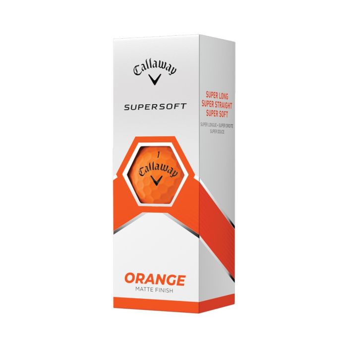Callaway Supersoft Golf Balls - Matte Orange