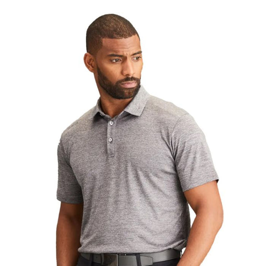 PING Men's Lindum Golf Polo T-Shirt - Charcoal Marl (US Sizes)