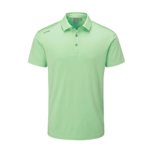 PING Men's Lindum Golf Polo T-Shirt - Mint (US Sizes)