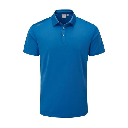 PING Men's Lindum Golf Polo T-Shirt - Snorkel Blue (US Sizes)