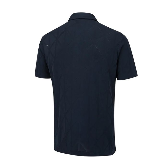 PING Men's Lindum Golf Polo T-Shirt - Navy (US Sizes)