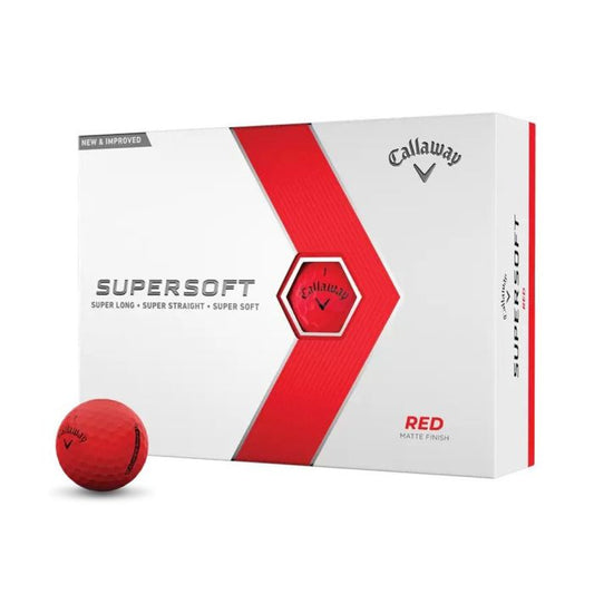 Callaway Supersoft Golf Balls - Red