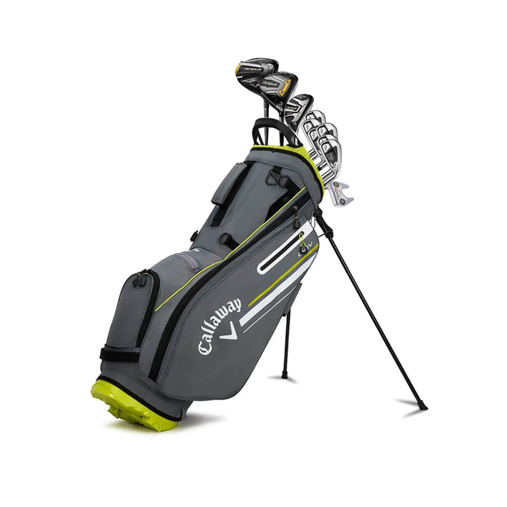 CALLAWAY Rogue ST Max Steel Golf Set - Right Hand - Regular Flex - 11 Clubs + Bag