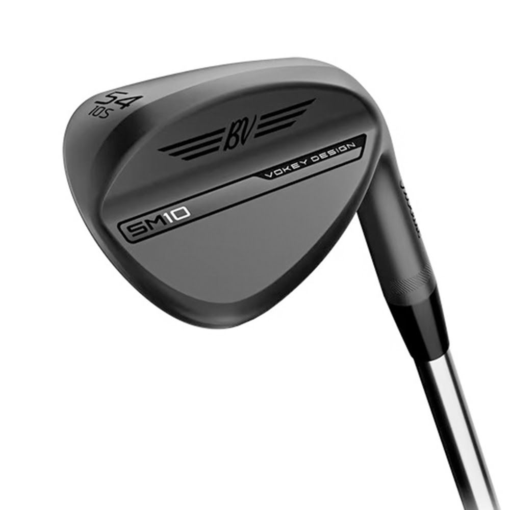 Titleist SM10 Vokey Steel Wedge - Jet Black (Right Hand)