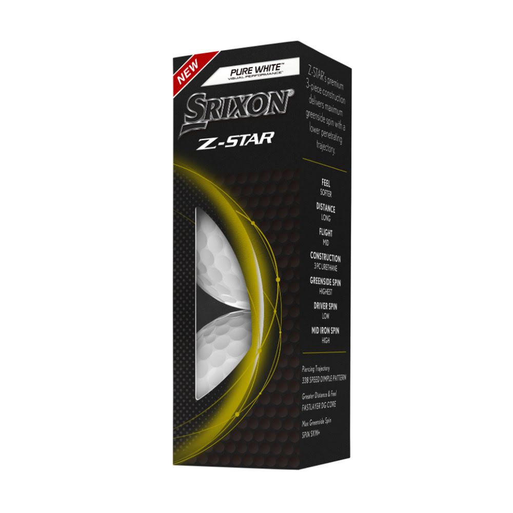 Srixon Z Star Golf Balls - White