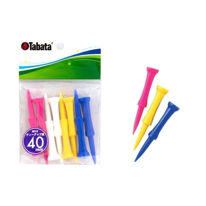 Tabata Stepped Good Super Long Tees - 40mm (Count 8)