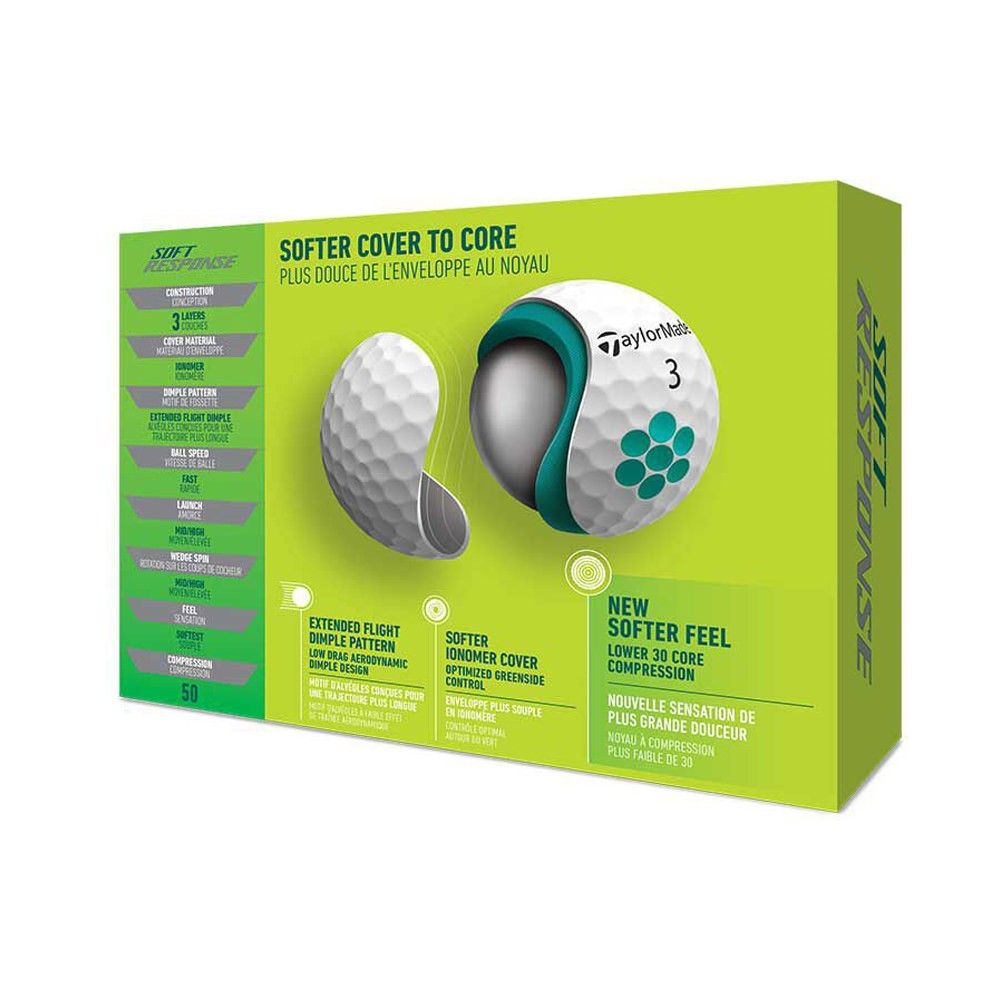 Taylormade Soft Response Golf Balls - White
