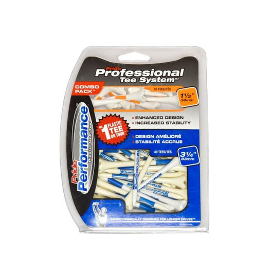 PRIDE SPORTS Pride Evolution Tees Combo 83/38 mm (50 Count)