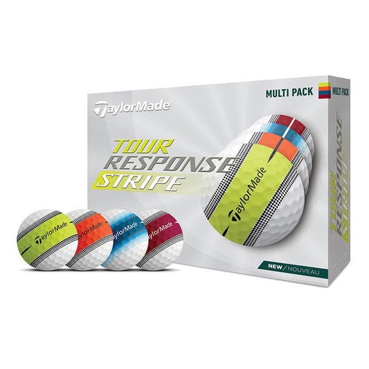 Taylormade Tour Response Stripe Golf Balls - Multi Color