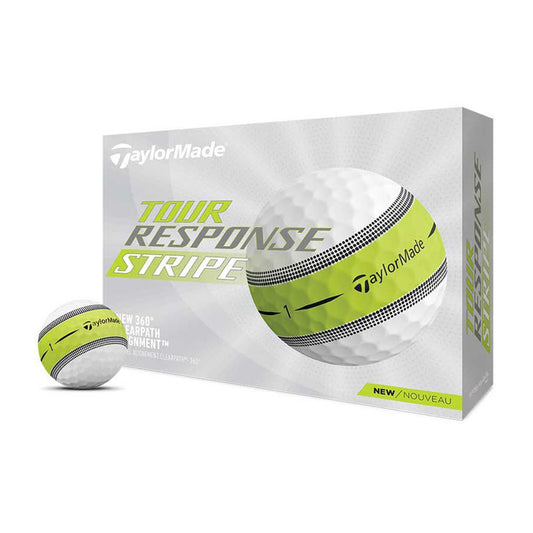 Taylormade Tour Response Stripe Golf Balls - White