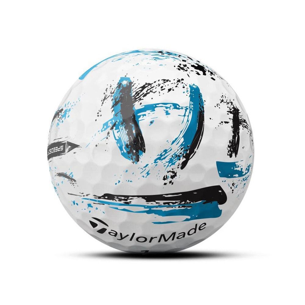 Taylormade SpeedSoft Ink Golf Balls - Blue Ink