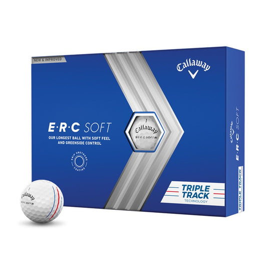 Callaway ERC Soft Triple Track Golf Balls - White