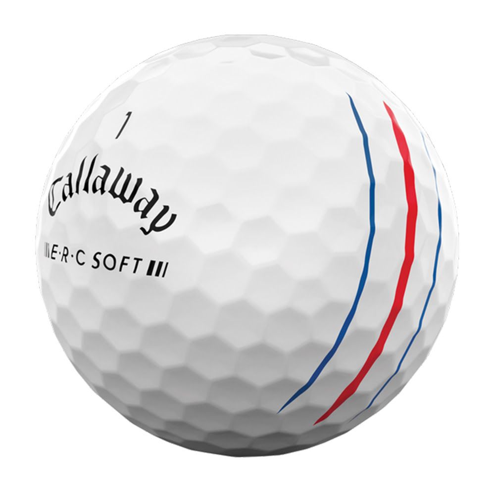 Callaway ERC Soft Triple Track Golf Balls - White