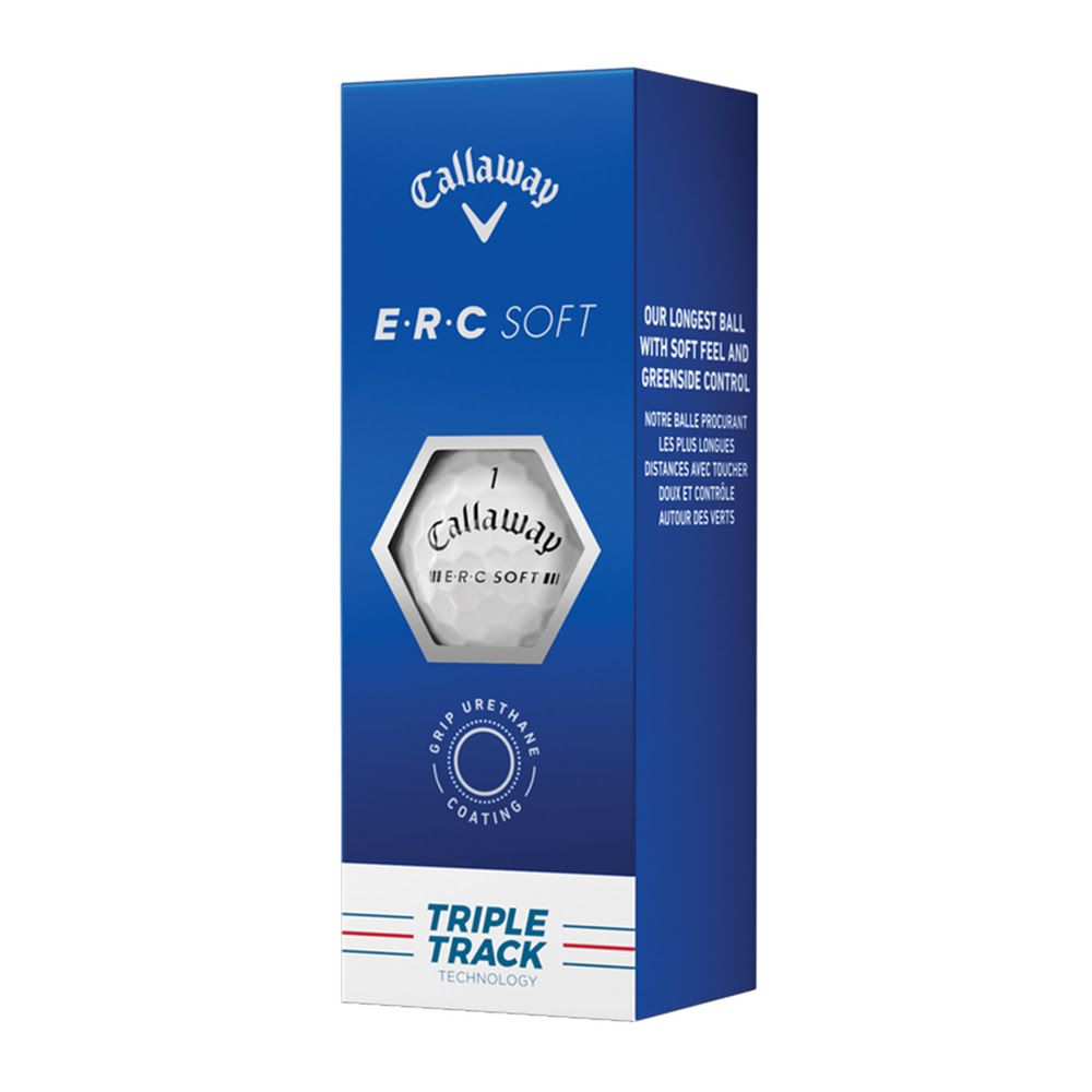 Callaway ERC Soft Triple Track Golf Balls - White