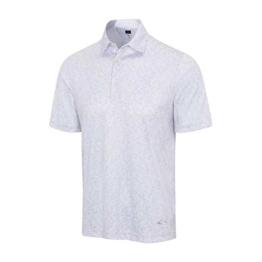 GREG NORMAN Men's 425 Classic Golf Polo T-Shirt - White